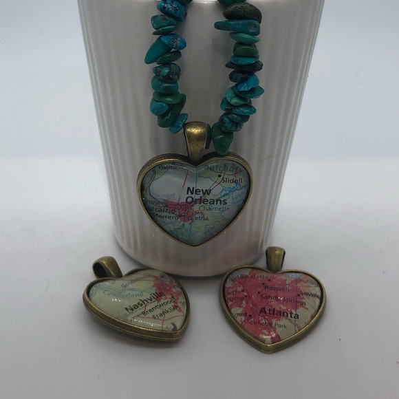 Custom Heart Pendant Necklaces - Picture 1 of 6